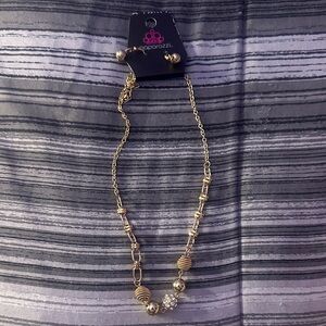 Paparazzi Radiant Gold Necklace Set